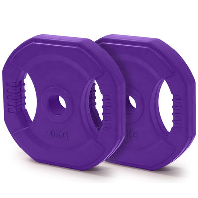 10kg Pair (20kg) Weight Plates for Body Pump Set, Weight, Strength, Body Building